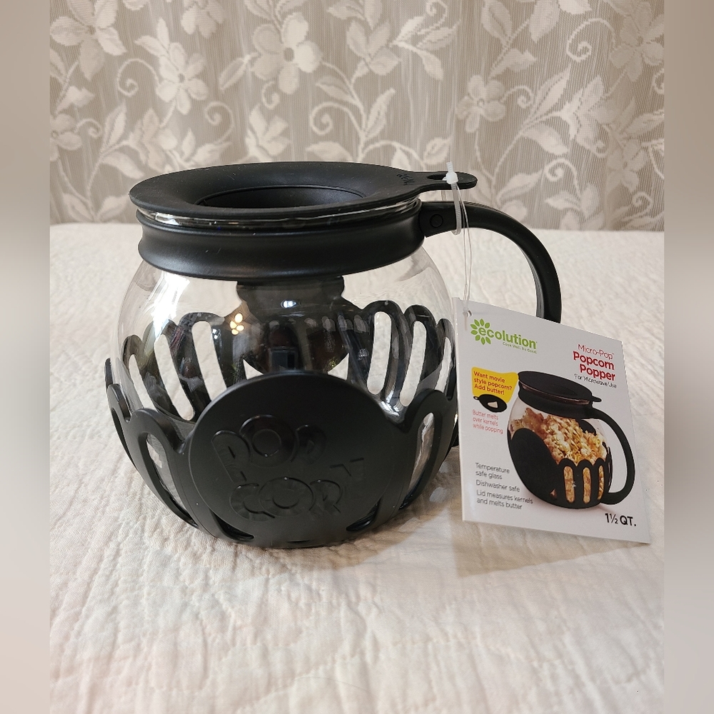 Ecolution Microwave Micro-Pop Popcorn Popper 1.5 Quart